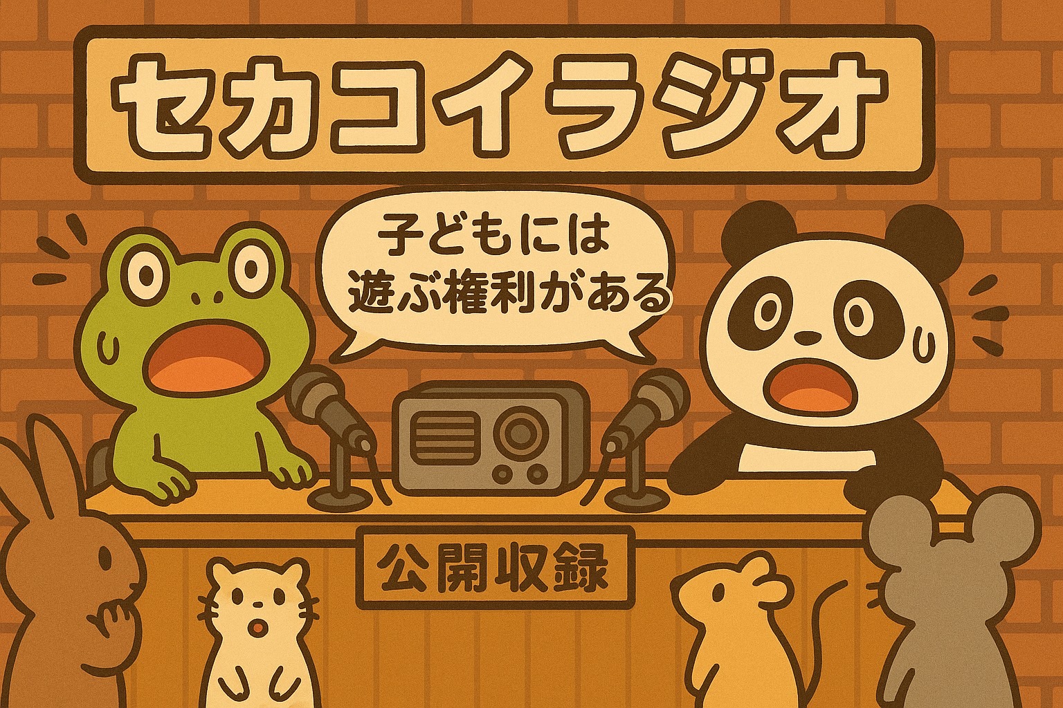 セカコイラジオ197 〈もっと遊ばせて！〉子供の権利条約で保証されているらしい！