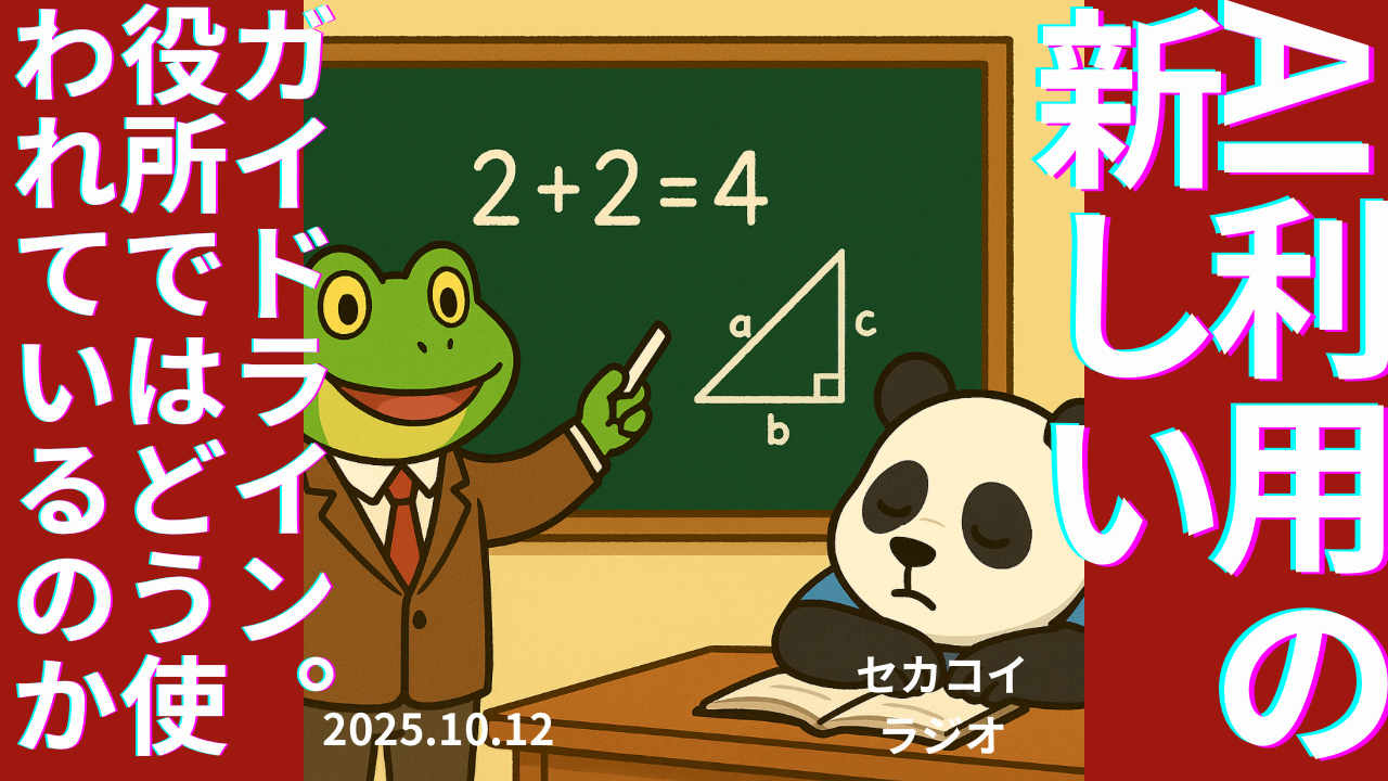 セカコイラジオ280 〈もうない生活は考えられない〉AIどう付き合うか？