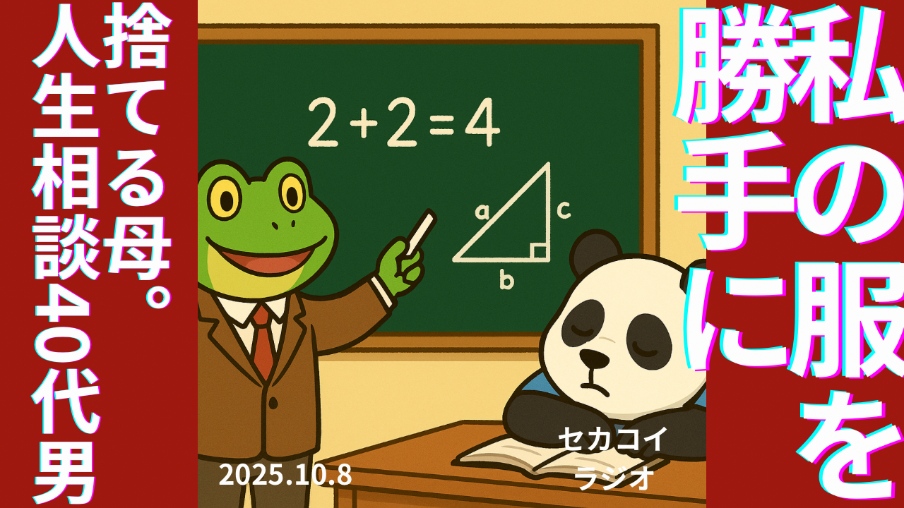 セカコイラジオ278 〈どう思う？〉勝手に服を捨てる母