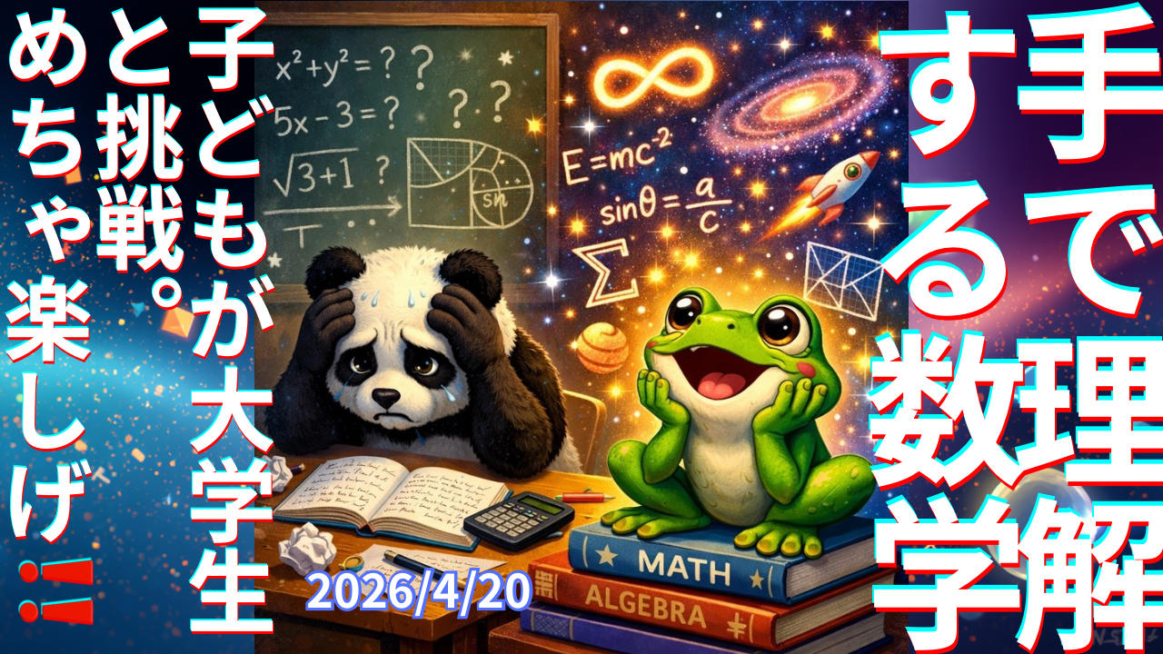 セカコイラジオ470 〈苦手な人ほどハマる？〉五感を使って数学を理解