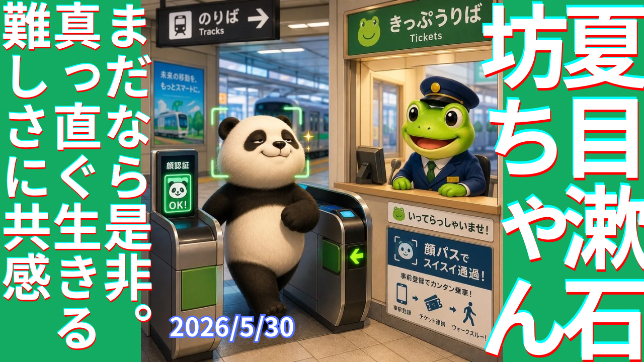 セカコイラジオ510 〈プツンと切れる爽やかな読後感〉氷入りの透明な炭酸飲料のような作品　坊ちゃん