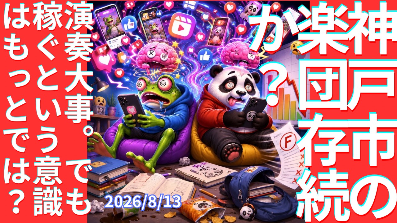セカコイラジオ585 〈神戸市の楽団存続がピンチ？〉演奏大事。でも稼ぐ意識はもっと大事